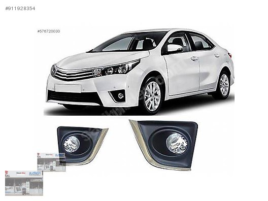 Otomobil Arazi Araci Dis Aksesuar Toyota Corolla Sis Fari Seti 2014 2016 Kablo Setli Sahibinden Comda 911928354
