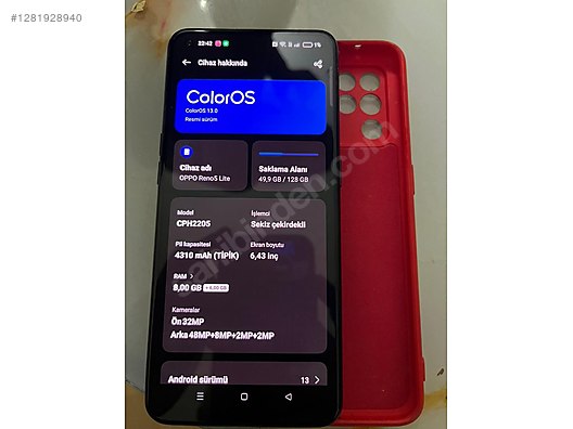 İkinci El ve Sıfır Alışveriş / Cep Telefonu & Aksesuar / Cep Telefonu / Oppo / Reno5 Lite