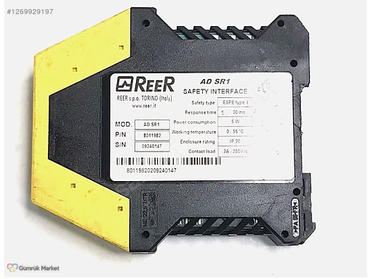 REER AD SR1 SAFETY INTERFACE Relay ADSR1 sahibinden.comda - 1269929197