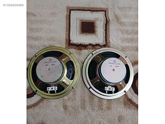 Hoparlör 8 Ohm 80 Watt Açıklama Bölümünü Okuyunuz - İkinci El