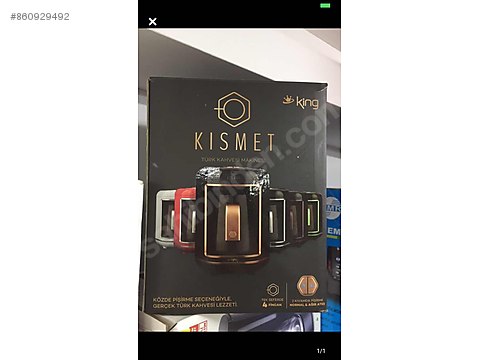 king kahve makinesi ve kucuk ev