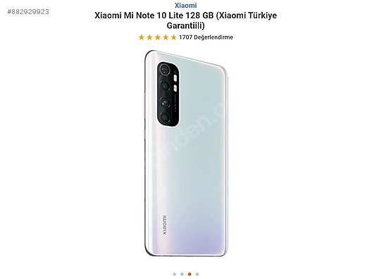 xiaomi mi note 10 lite xiaomi mi note 10 lite sahibinden comda 882929923