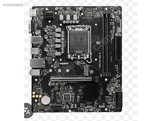 MSI Pro H610M-E Intel LGA1700 DDR4 Micro ATX Anakart - Anakart ve Tüm Masaüstü Bilgisayar Parçaları sahibinden.com'da