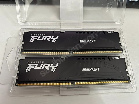 Kingston Fury Beast 32GB (2x16GB) 4800MHz DDR5 CL38 sahibinden