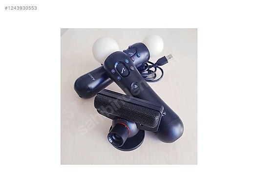 PS3 MOVE KOL 2 adet 1 ADET KAMERA ORJİNAL - Kablosuz Sony PlayStation 3 Oyun Kolu (Gamepad & Joystick)