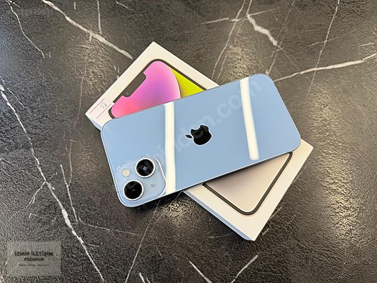 Apple / iPhone 14 / İPHONE 14 MAVİ ÇİZİKSİZ SIFIR GİBİ - İZMİR