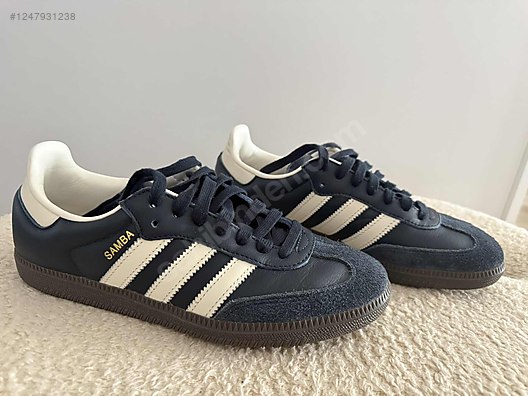 Adidas Samba OG Lacivert / Beyaz (Orijinal Kutu ile) - Spor Ayakkab -  1247931238