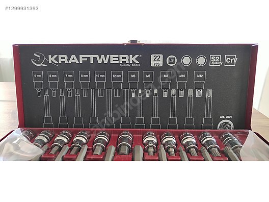 Lokma & Cırcır / KRAFTWERK 22 Parça Altıgen ve XZN soket/uç Seti