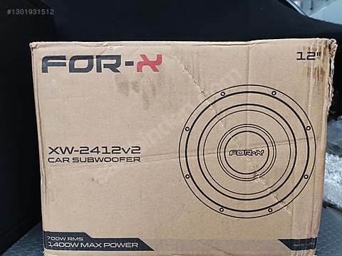 Forx XW-2412 v2 30 Cm 1400W 700RMS ÇİFT BOBİN SIFIR BASS