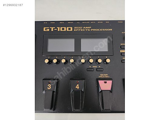 Boss gt 100 pedal - Prosesör ve Diğer Enstrüman Yan Ekipmanları
