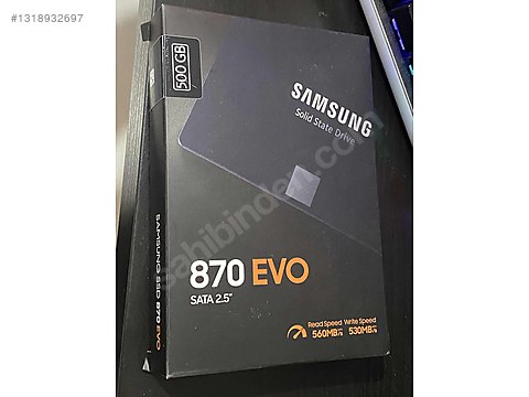 Samsung 870 Evo 500 GB Ssd sata sahibinden.comda - 1318932697