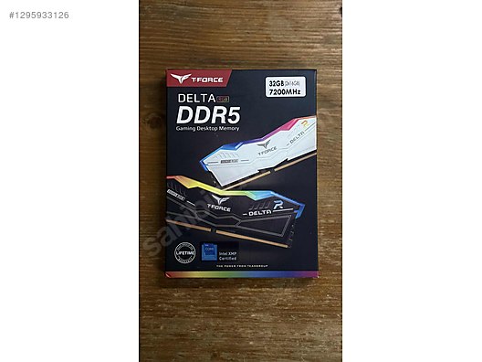 Team T-Force Delta Rgb Black 32GB(2X16GB) 7200MHZ Ddr5 CL34