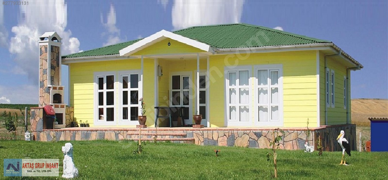 135m2 3+1 GENİŞ SALON VE MUTFAKLI TEKKATLI LÜX PREFABRİK EVLER