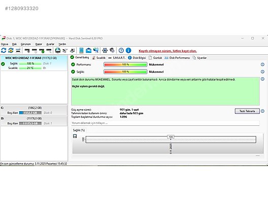 İkinci El ve Sıfır Alışveriş / Bilgisayar / Çevre Birimleri / Taşınabilir SSD