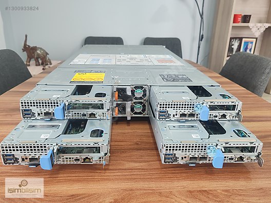 Dell EMC PowerEdge C6400 Server Chassis w/ 4x C6420 Node CTO sahibinden ...