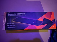 STEELSERIES QcK Prism Mouse Pad Uzun Versiyonudur