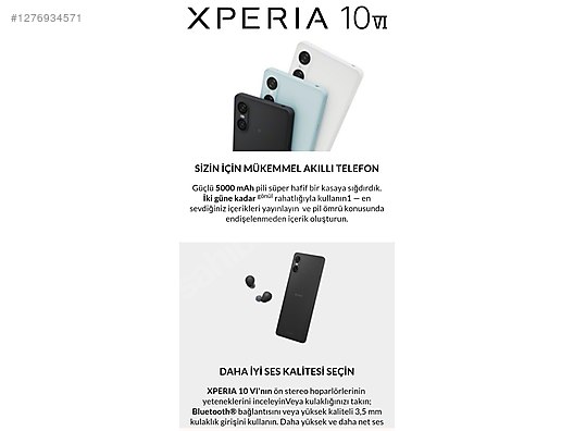 Used & Brand New Items / Cell Phones & Accessories / Cell Phones / Sony / Xperia 10 VI