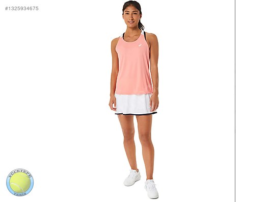 ★新品★　　TENNIS ASMC TANK ＆ SKIRT Q2 Asics Court Tank Kadın Pembe Tenis Atleti L BEDEN sahibinden.comda