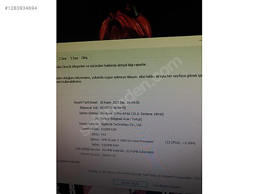 İkinci El ve Sıfır Alışveriş / Bilgisayar / Masaüstü / Modeller / Toplama