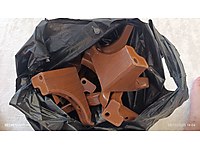 9 cm kaliteli plastik koltuk ayağı