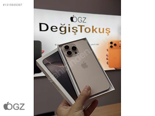 Apple / iPhone 16 Pro Max / YETİŞEN ALIYOR ! KARTA FAİZSİZ ! 16