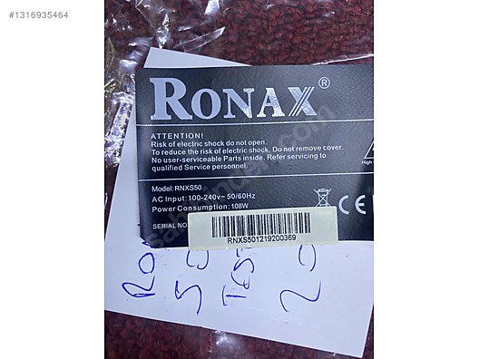 RONAX RNXS50 CV351M-B42 - TV Yedek Parçaları ve Televizyon