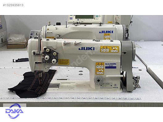 JUKI LH-3126 İptalsiz küçük mekik çift iğne dikiş makinesi