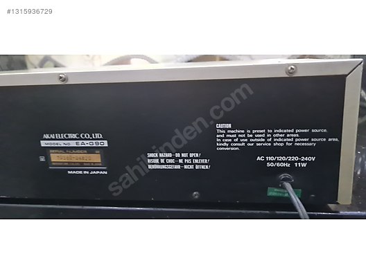 Akai EA-G90 Stereo Grafik Ekolayzır (1981-83) on sahibinden.com