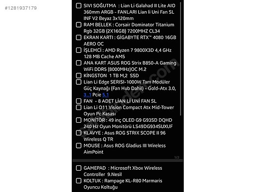 Used & Brand New Items / Gaming & Gamers Exclusive / Gaming PC / Desktop Gaming PC / Asus