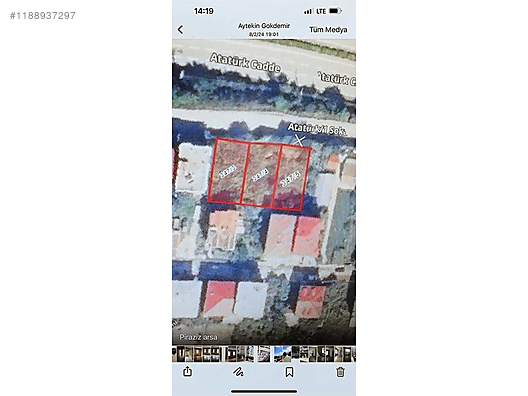 Gökdemir gayrimenkulden satılık arsa #1188937297