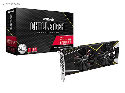 ASRock AMD Radeon RX 5700 XT Challenger 8GB GDDR6 256-bit Ekran