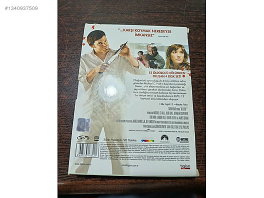 Dexter Türkçe Altyazılı 1. sezon 4 DVD seti. - Yabancı DVD Filmler