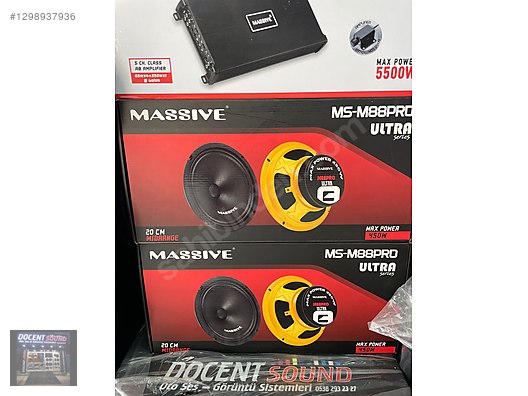 【に】MARUMITSU マルミツ　アドバンスボート　ロールバーセット Paket Ses Sistemi / Massive MS070.5K Set | Neo12 + M88PRO Ultra