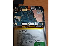 real me c11 ekran sağlam anakart sorunlu