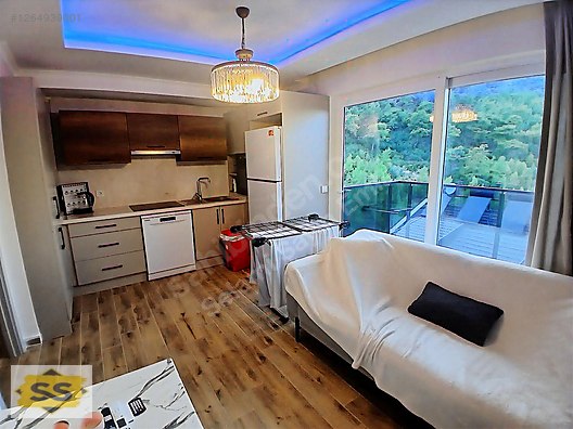 Fethiye'de Deniz Manzaralı, Eşyalı, Havuzlu Satılık 3+1 Dubleks! #1264939001