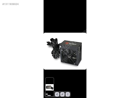 wakakoページ Zoko ZK600 600W 80+ Power Supply sahibinden.comda - 1311939024