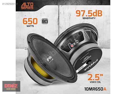 Hoparlör / Midrange / PRV Audio 25 cm Midrange Teki 325 Rms