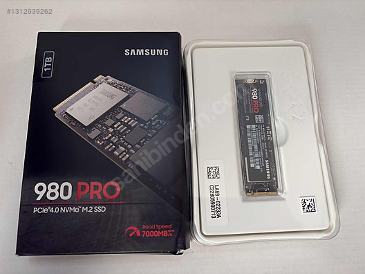 Samsung 980 Pro 1 TB M2 SSD sahibinden.comda - 1312939262