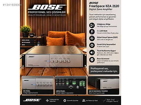 Bose Entegre Amfi - Bose FreeSpace IZA 2120 Profesyonel Dijital