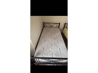 Tek kişilik karyola+bambu yatak