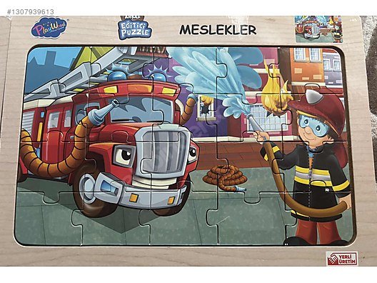 İkinci El Woodoy Puzzle - 9 Adet Ahşap Eğitici Puzzle - 1307939613