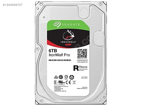 Seagate Ironwolf Pro 6tb 7200RPM 256MB ST6000NT001 sahibinden