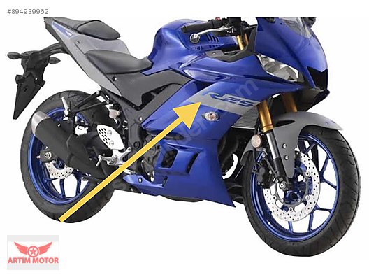 appearance yamaha yzf r25 2019 2021 orj sag grenaj sticker blue at sahibinden com 894939962