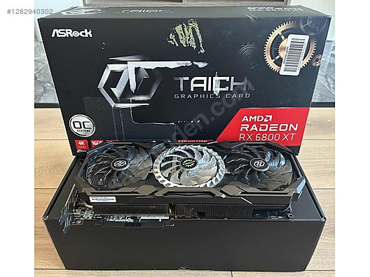 RX 6800 XT ASROCK TAICH *KAÇMAZ* 6800XT - ASRock Ekran Kartı İlanları sahibinden.com'da