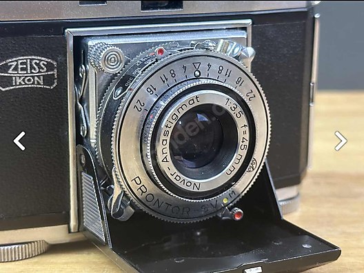 Other / Zeiss Ikon Novar-Anastigmat 1:3,5 45mm Lens Orijinal Deri