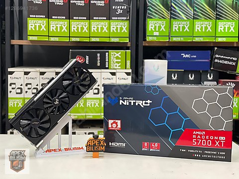 SAPPHIRE RADEON RX 5700 XT NITRO+ GDDR6 8GB 256Bit RGB sahibinden