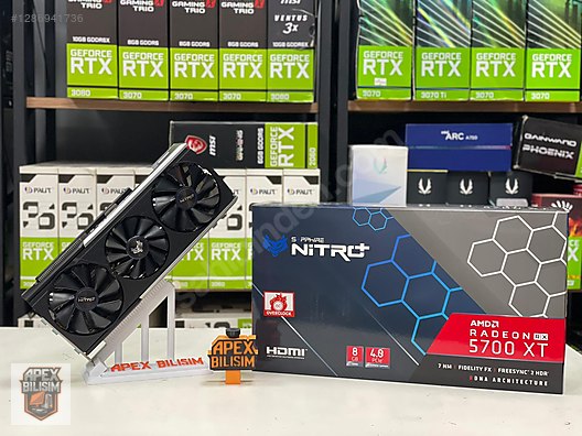 SAPPHIRE RADEON RX 5700 XT NITRO+ GDDR6 8GB 256Bit RGB KAMPANYA on