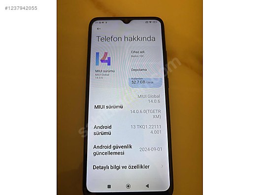 İkinci El ve Sıfır Alışveriş / Cep Telefonu & Aksesuar / Cep Telefonu / Xiaomi / Redmi 10C
