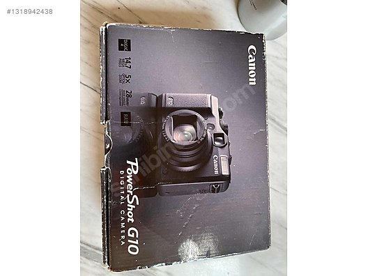 Canon PowerShot G10 CCD Vintage Kamera Temiz + SD Kartlı on