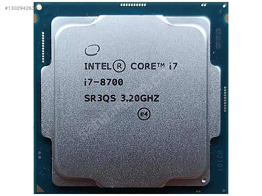 İntel i7 8700 işlemci sahibinden.comda - 1302942638